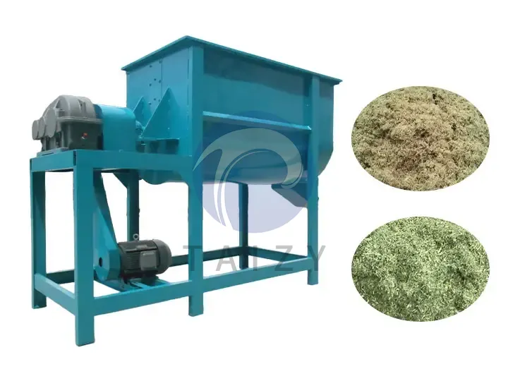 Horizontal mixer of fish feed making production line