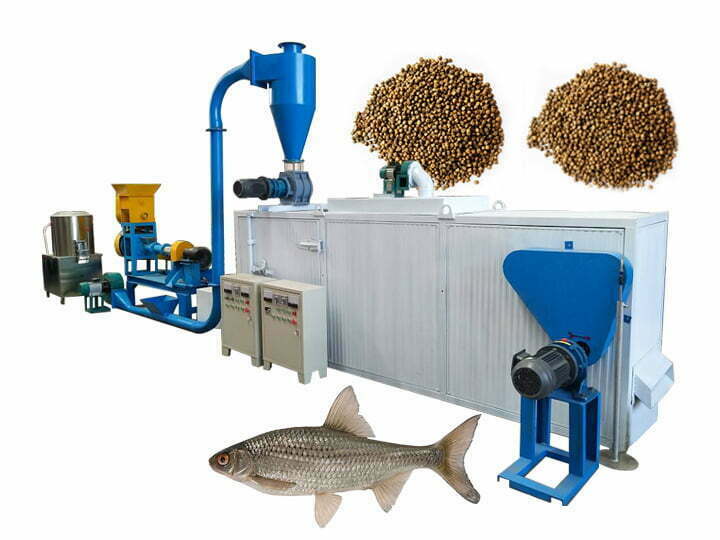 Línea de producción de alimento para peces 1