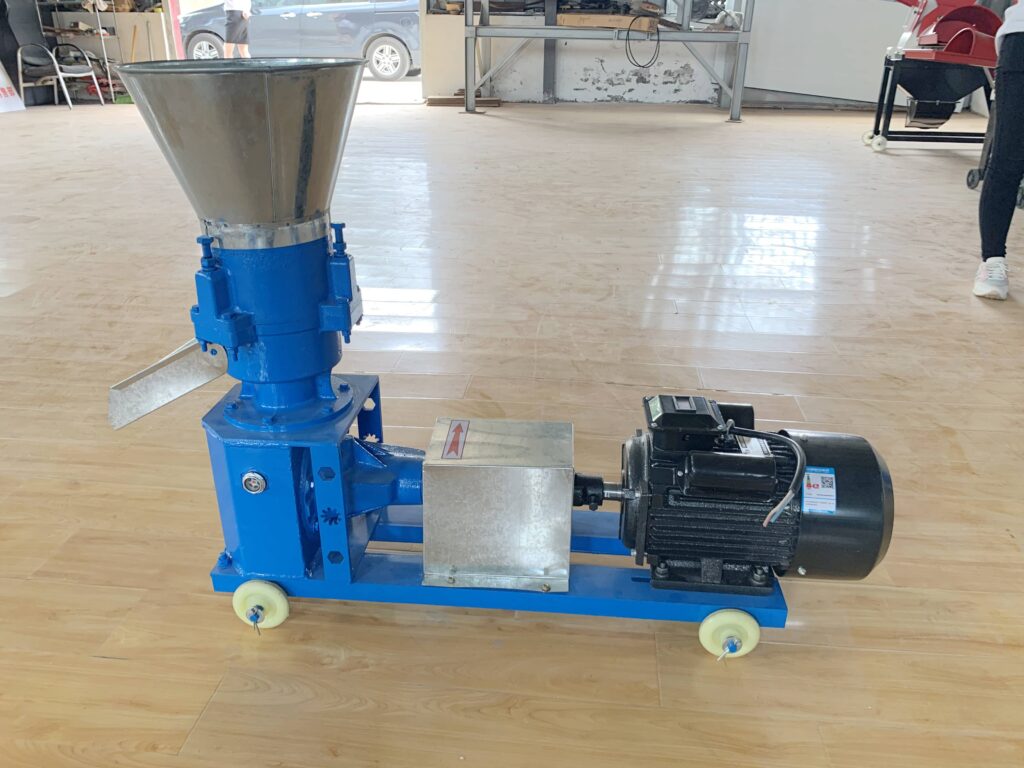 The pellet making machine is an equipment that can process grains and forages into pelletized feed.  Our poultry feed machine is easy to operate. 