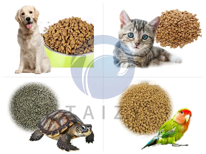 Application of the floating feed pellet making machine for animal feed