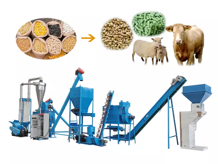 animal feed pellet production line