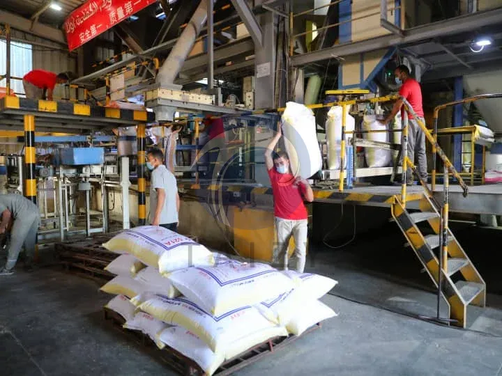 animal feed pellets producing factory
