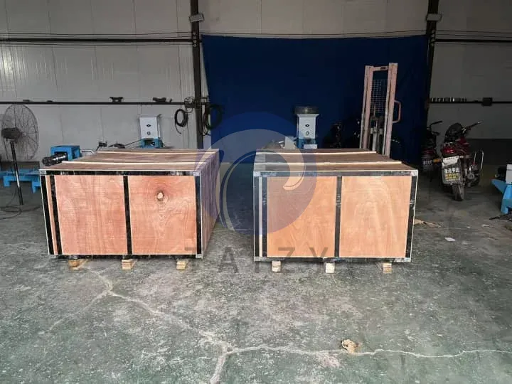 fish feed pellet machine packaging