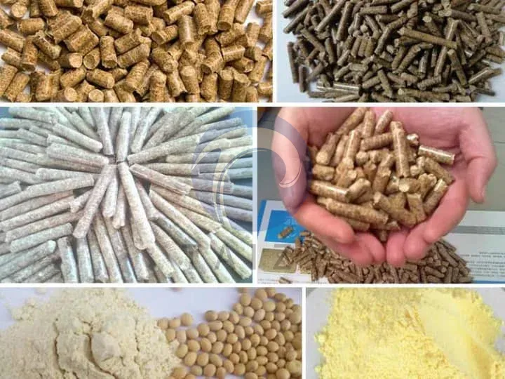 各种颗粒饲料