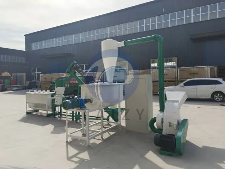 bunny food pellets production line