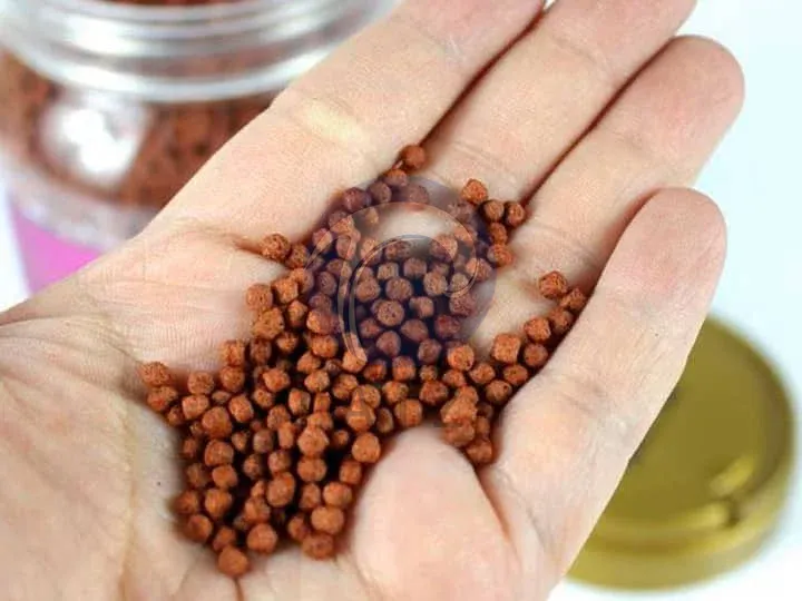 thức ăn viên cho cá