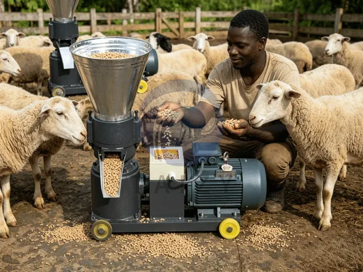 кормление овец