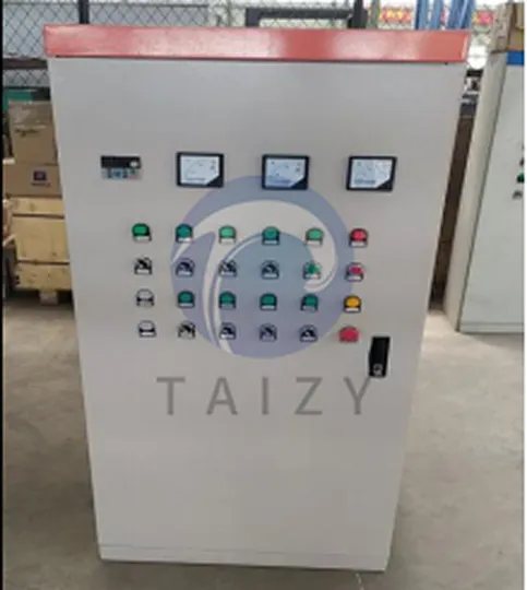 An electric control cabinet is used to control and monitor the operation of the entire feed production line. It provides centralized control, improves automation, and ensures safe and stable equipment performance.