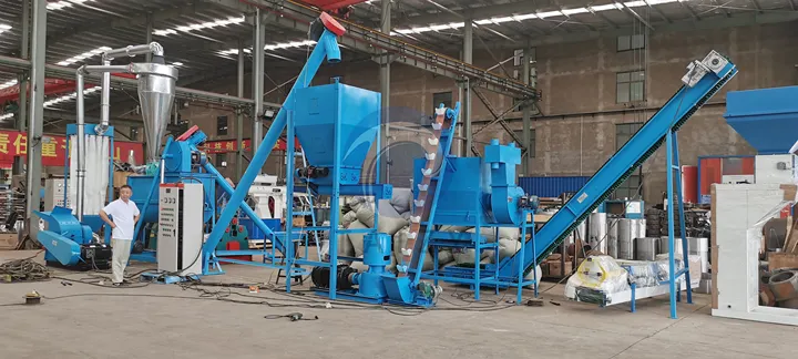feed pelleting machine production line