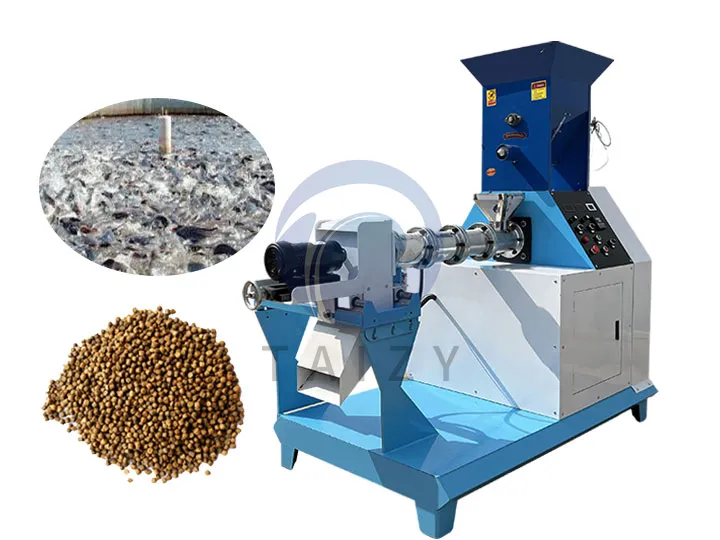 Floating Fish Feed Pellet Machine is designed to produce high-quality floating fish feed pellets for aquaculture farms. It can process various feed ingredients into nutritious pellets with different sizes, helping improve feed utilization, reduce waste, and support healthy fish growth.