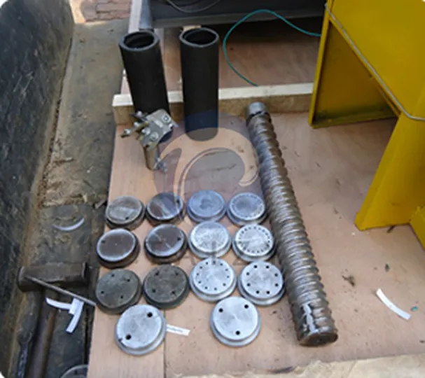 Change the mold to process pellet with different shapes