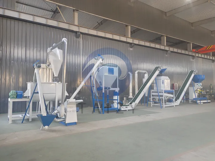 pellet feeder machine production line