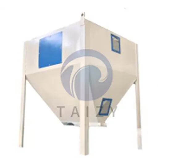 A storage bin is used to temporarily store mixed feed materials before pelletizing. It ensures a continuous and stable material supply to the animal feed pellet mill machine, improving production efficiency.