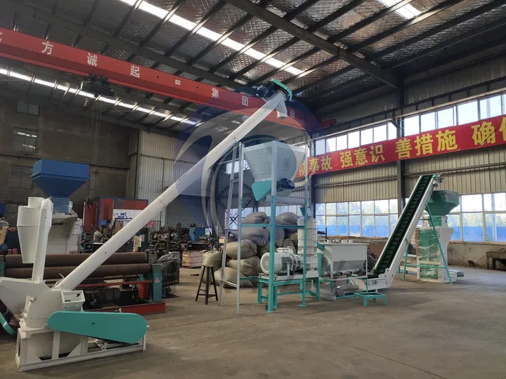 chicken feed pellet machine production line