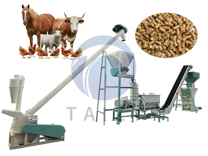 poultry feed pellet machine production line