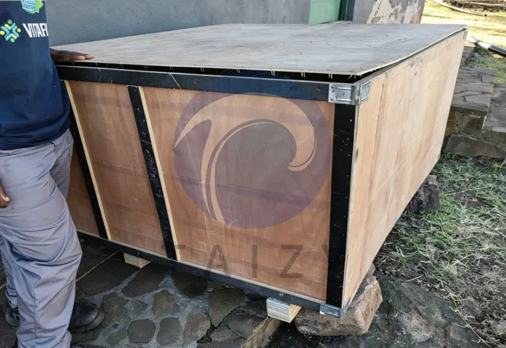 packing of the fish feed pelletizer